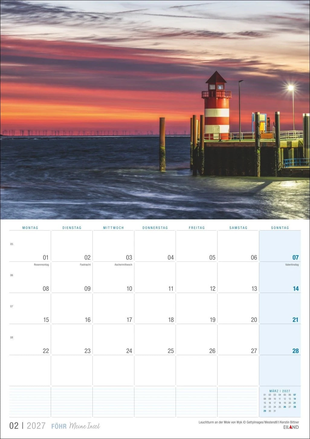 Föhr …meine Insel Kalender 2027 – Ansicht