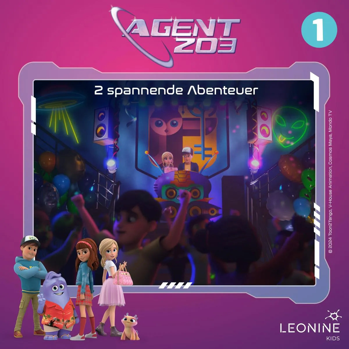 Cover: Folge 01-02: Der Schulball (Hörbuch Download) von Agent 203