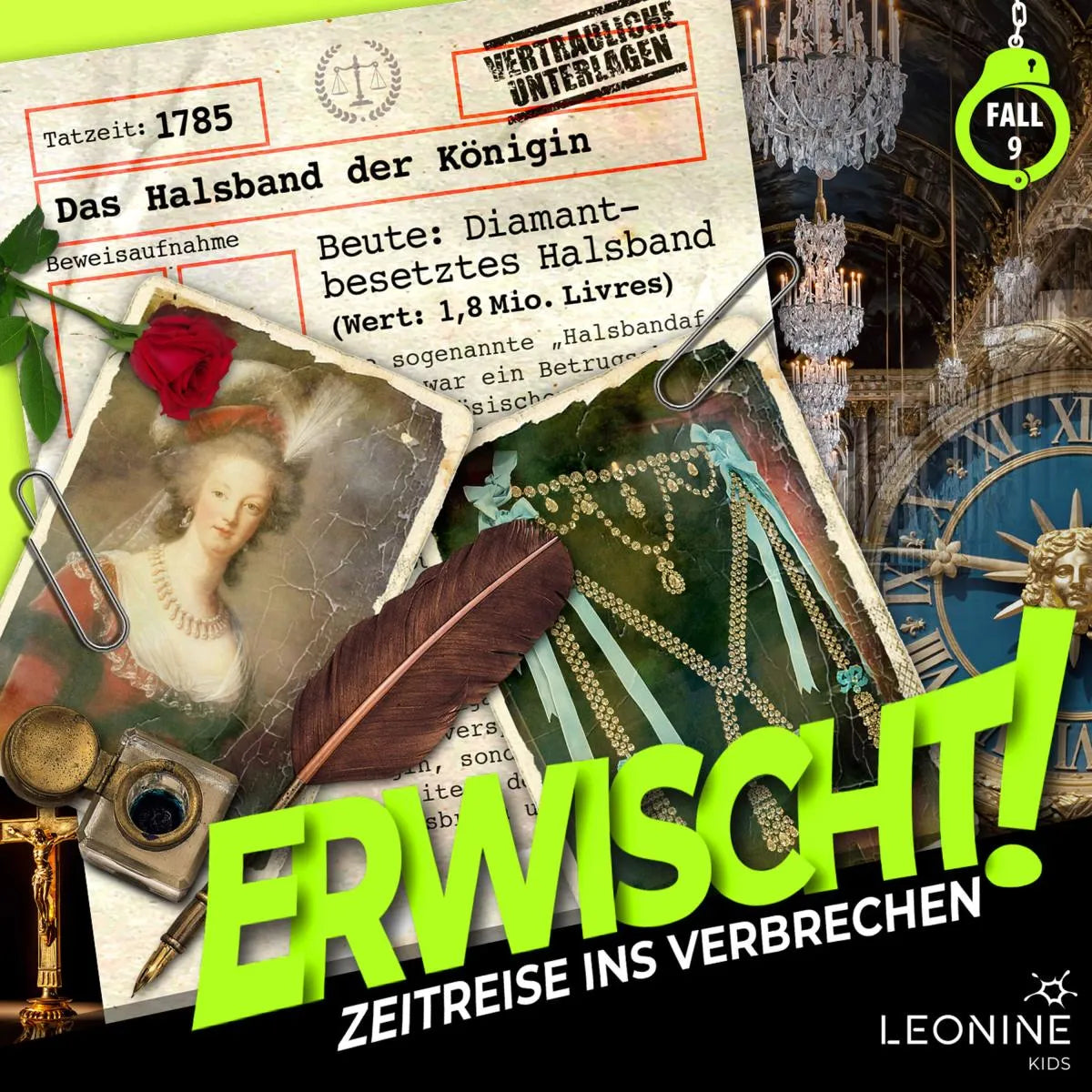 Cover: Folge 09: Das Halsband der Königin (Hörbuch Download) von Wolfgang Adenberg