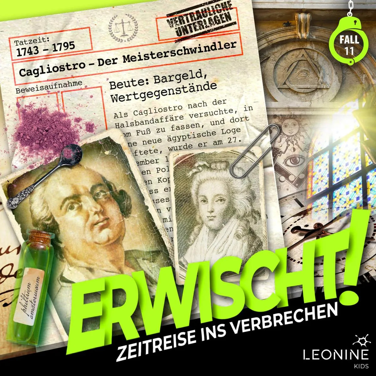 Cover: Folge 11: Cagliostro - Der Meisterschwindler (Hörbuch Download) von Wolfgang Adenberg