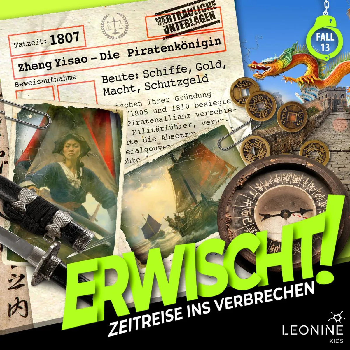 Cover: Folge 13: Zheng Yisao - Die Piratenkönigin (Hörbuch Download) von Wolfgang Adenberg