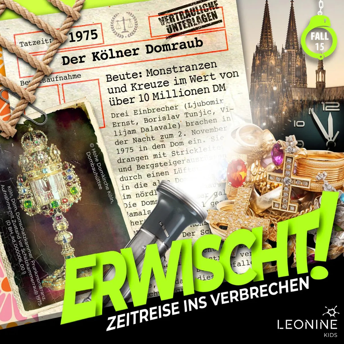 Cover: Folge 15: Der Kölner Domraub (Hörbuch Download) von Wolfgang Adenberg