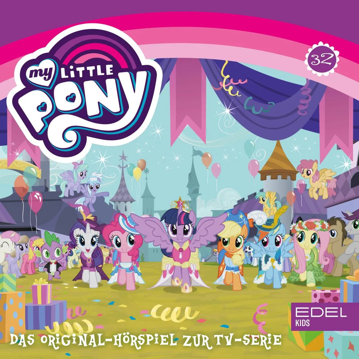 Cover: Folge 32: Discord wird ein guter Drache/ Die Equestria-Spiele/ Prinzessin Twilight (Hörbuch Download) von Tanja Schmitz