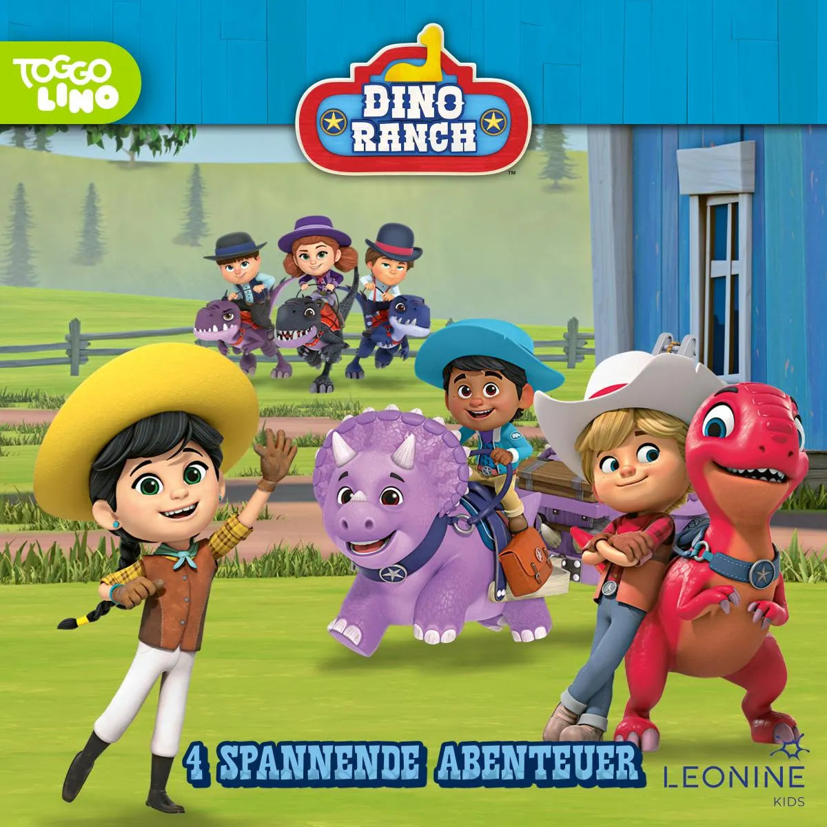 Cover: Folgen 17-20: Der Traum vom Fliegen (Hörbuch Download) von Dino Ranch Hörspiel
