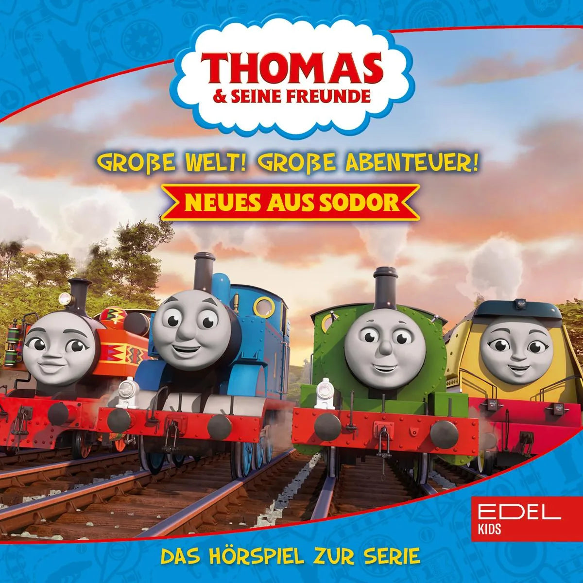 Cover: Folgen 17-21: Große Welt! Große Abenteuer! Neues aus Sodor (Hörbuch Download) von Regina Kette