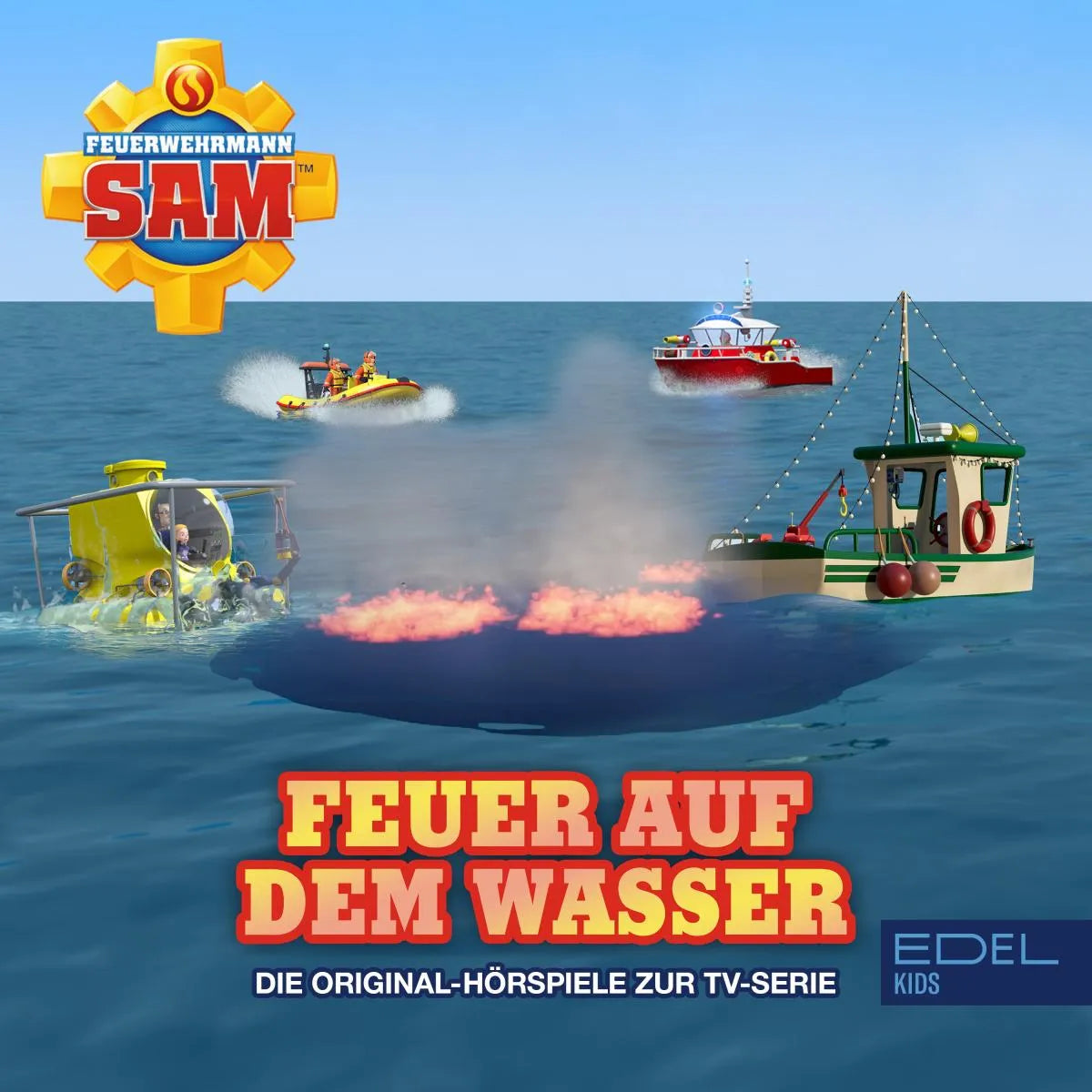 Cover: Folgen 170-174: Feuer auf dem Wasser (Hörbuch Download) von Stefan Eckel