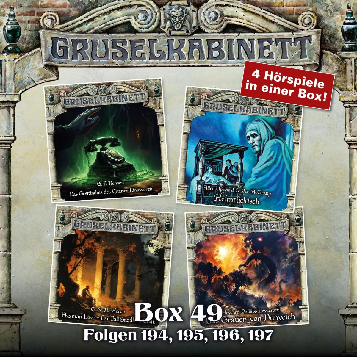 Cover: Folgen 194, 195, 196, 197 (Hörbuch Download) von E. F. Benson