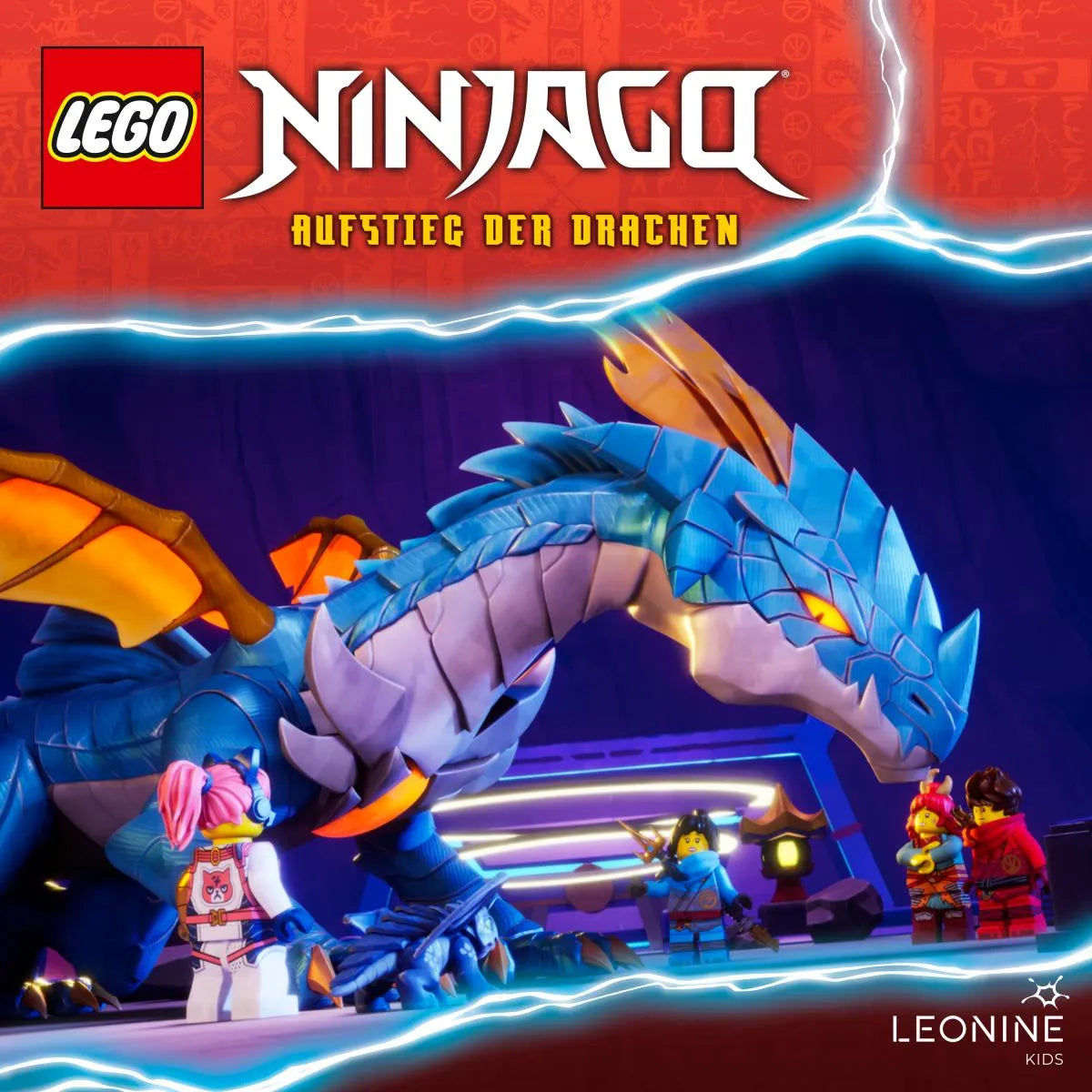 Cover: Folgen 221-222: Der Tempel der Drachenenergie (Hörbuch Download) von LEGO Ninjago