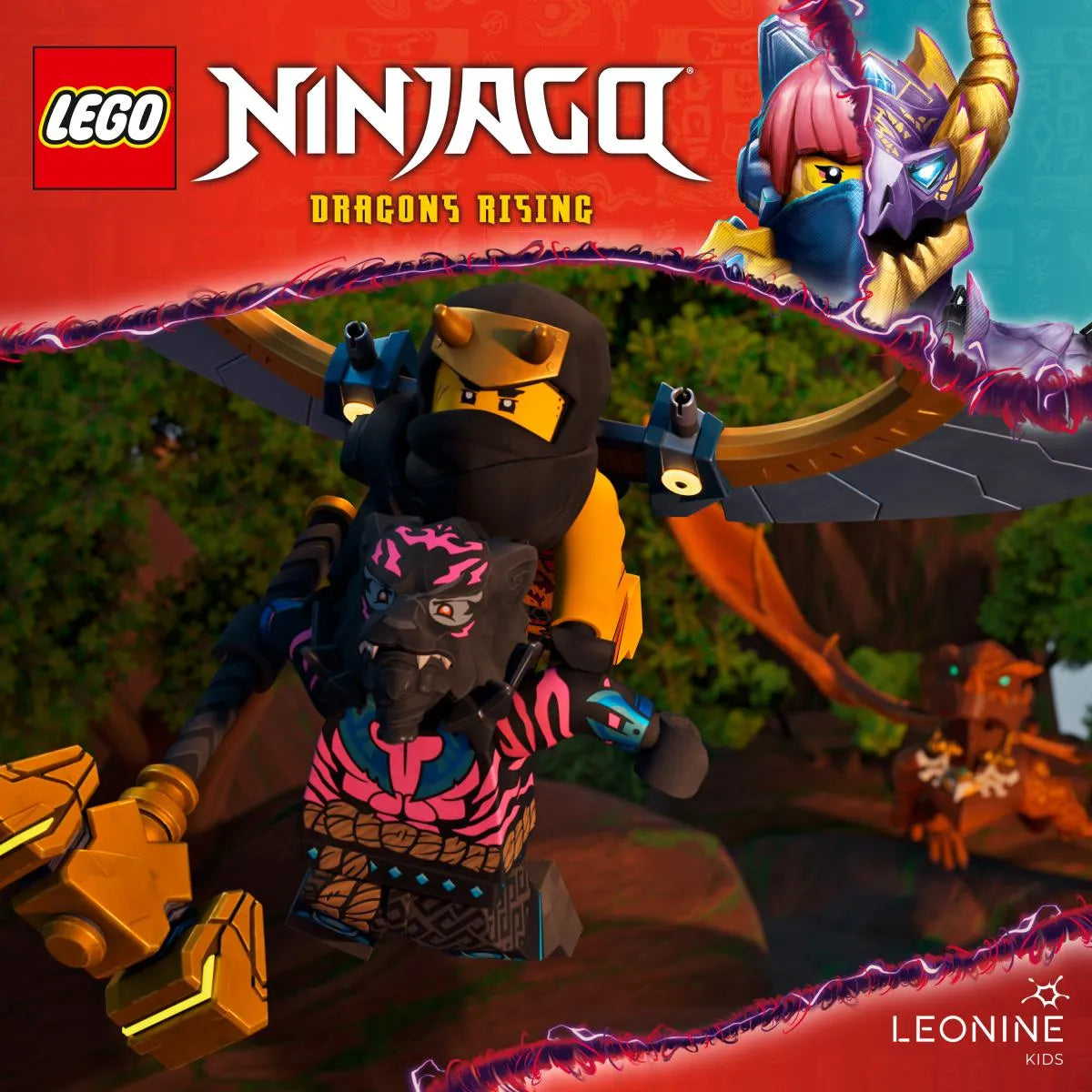 Cover: Folgen 257-258: Auf Wunsch der Drachen-Majestät (Hörbuch Download) von LEGO Ninjago