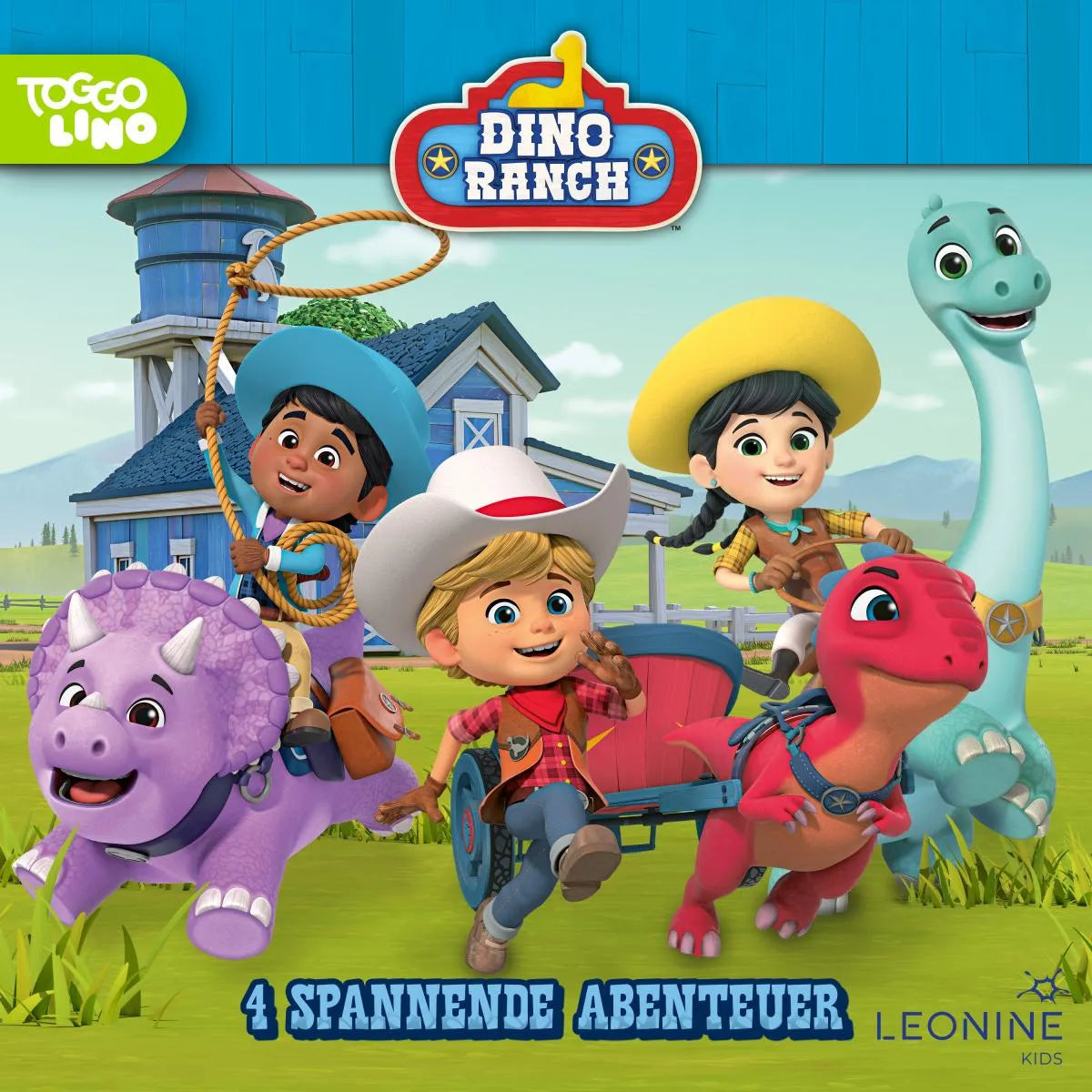 Cover: Folgen 45-48: Das Dino-Staffelrennen (Hörbuch Download) von Dino Ranch Hörspiel