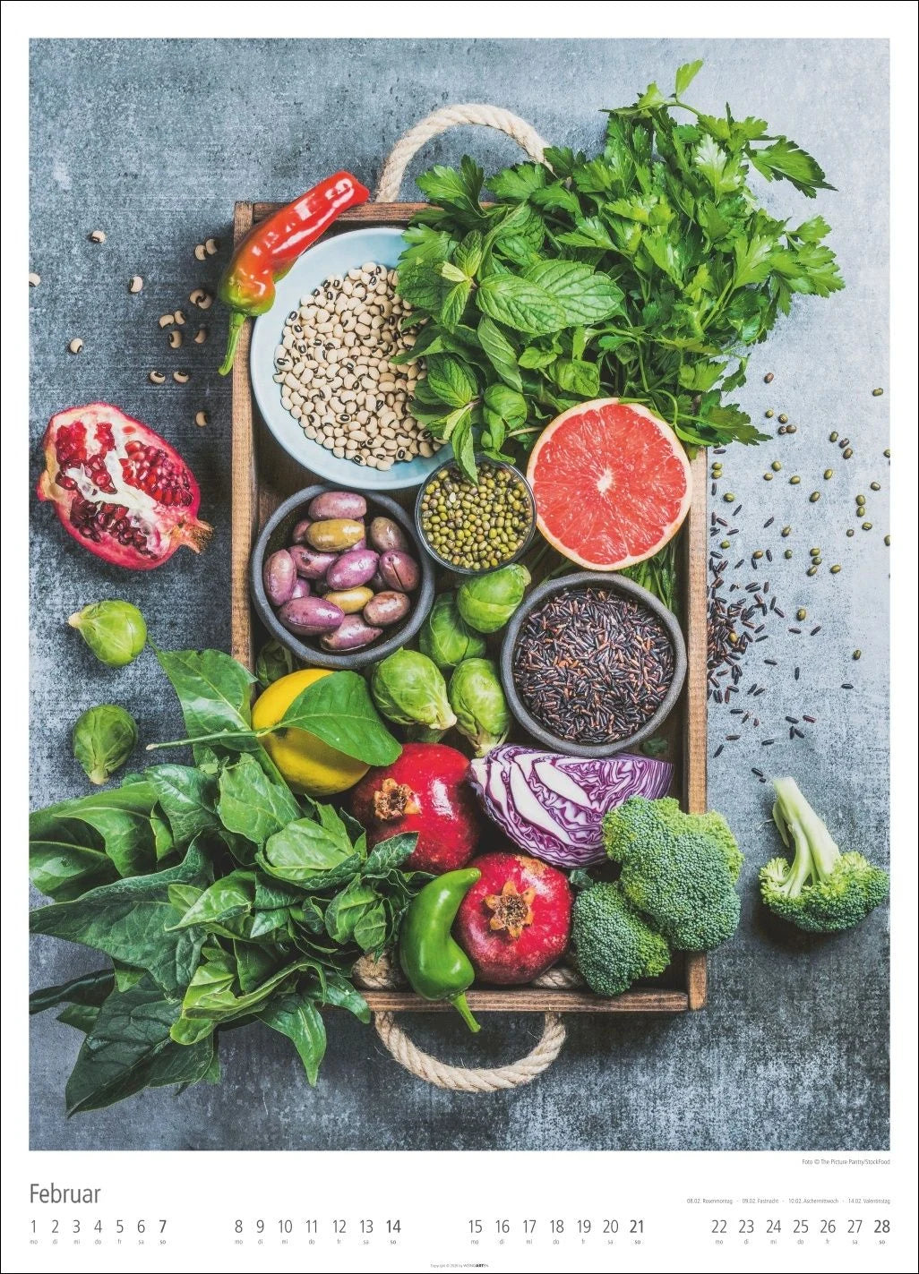 Food Gallery Kalender 2027 – Ansicht