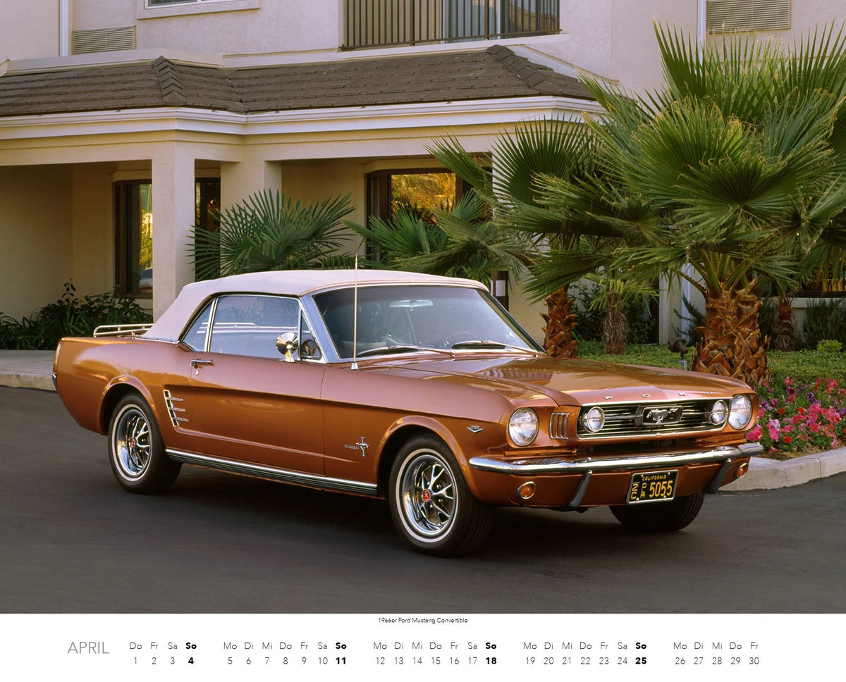 Ford Mustang Kalender 2027 – Ansicht