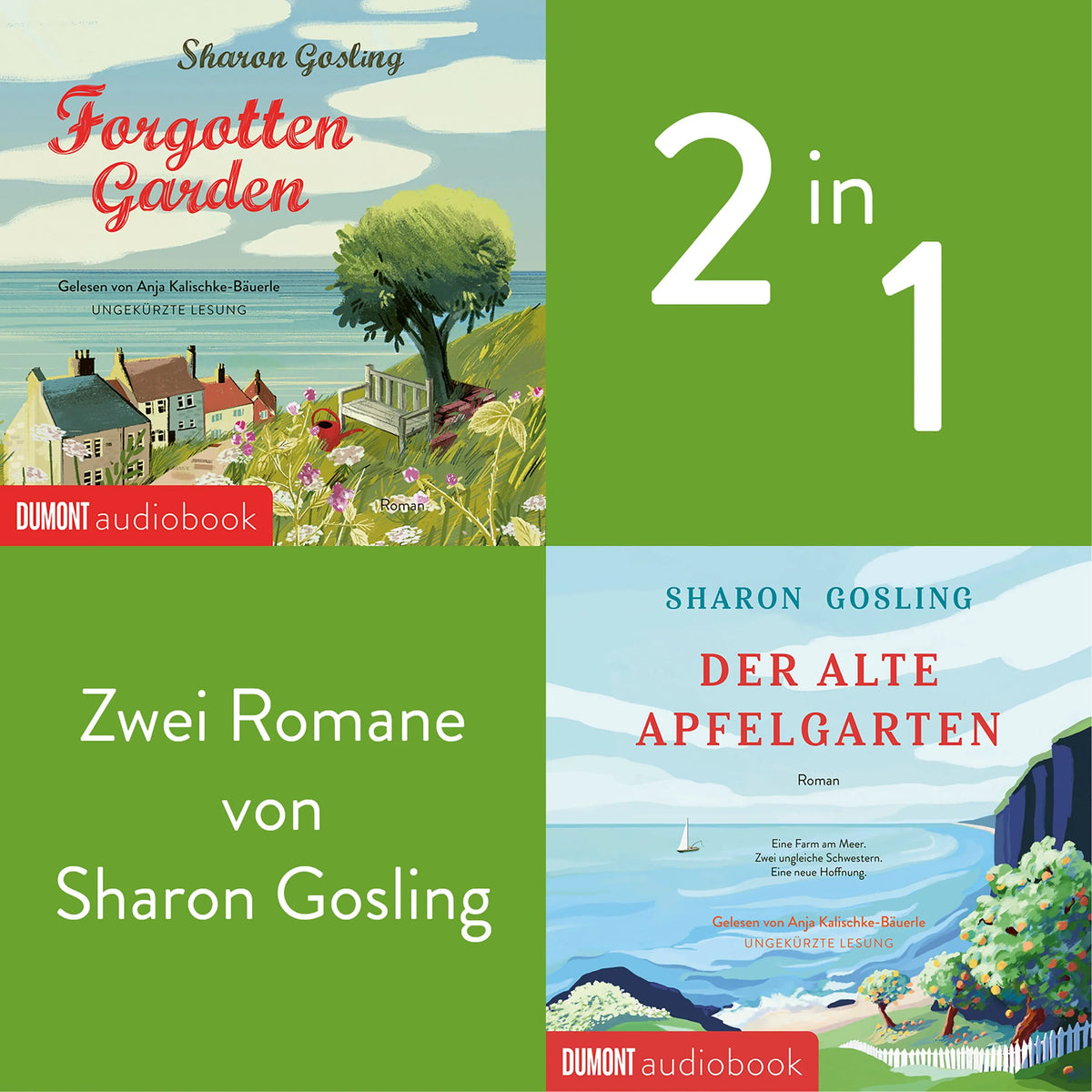 Cover: Forgotten Garden & Der alte Apfelgarten (Hörbuch Download) von Sharon Gosling