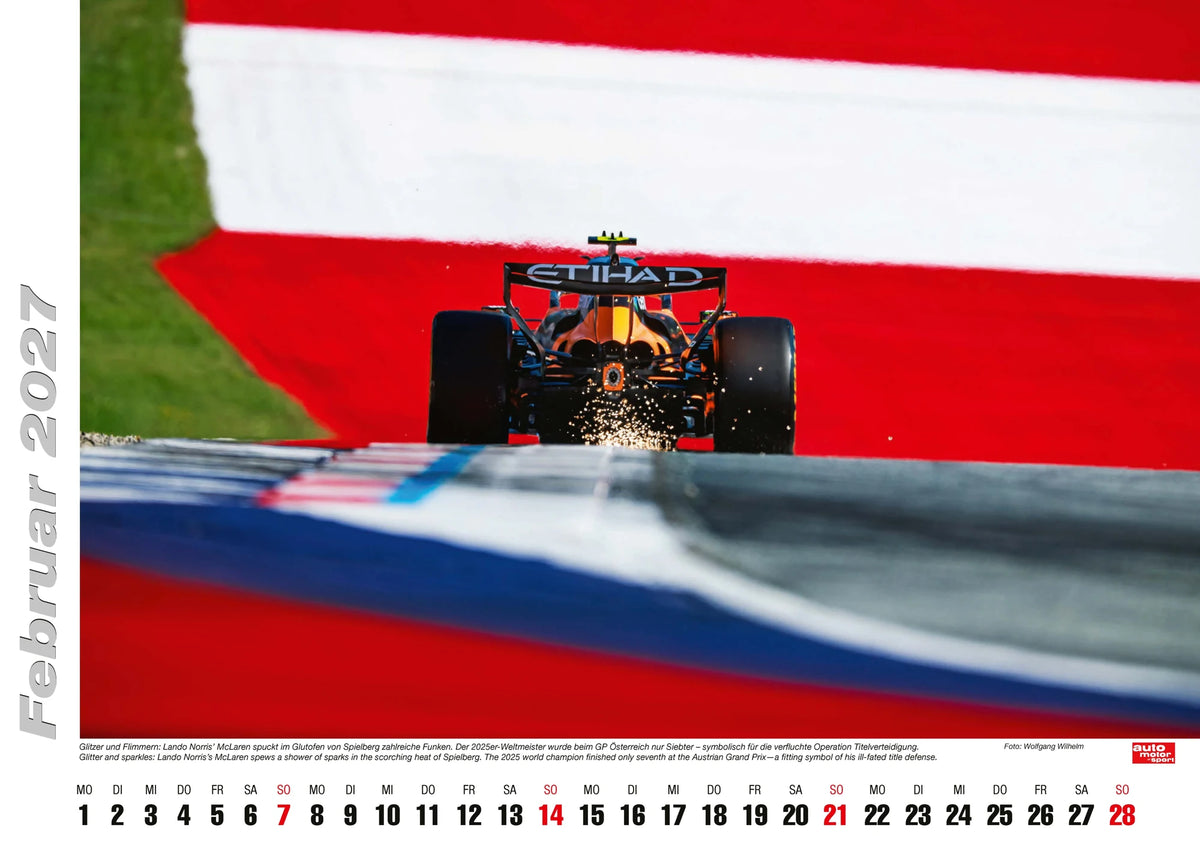 Formel 1 Kalender 2027 – Ansicht