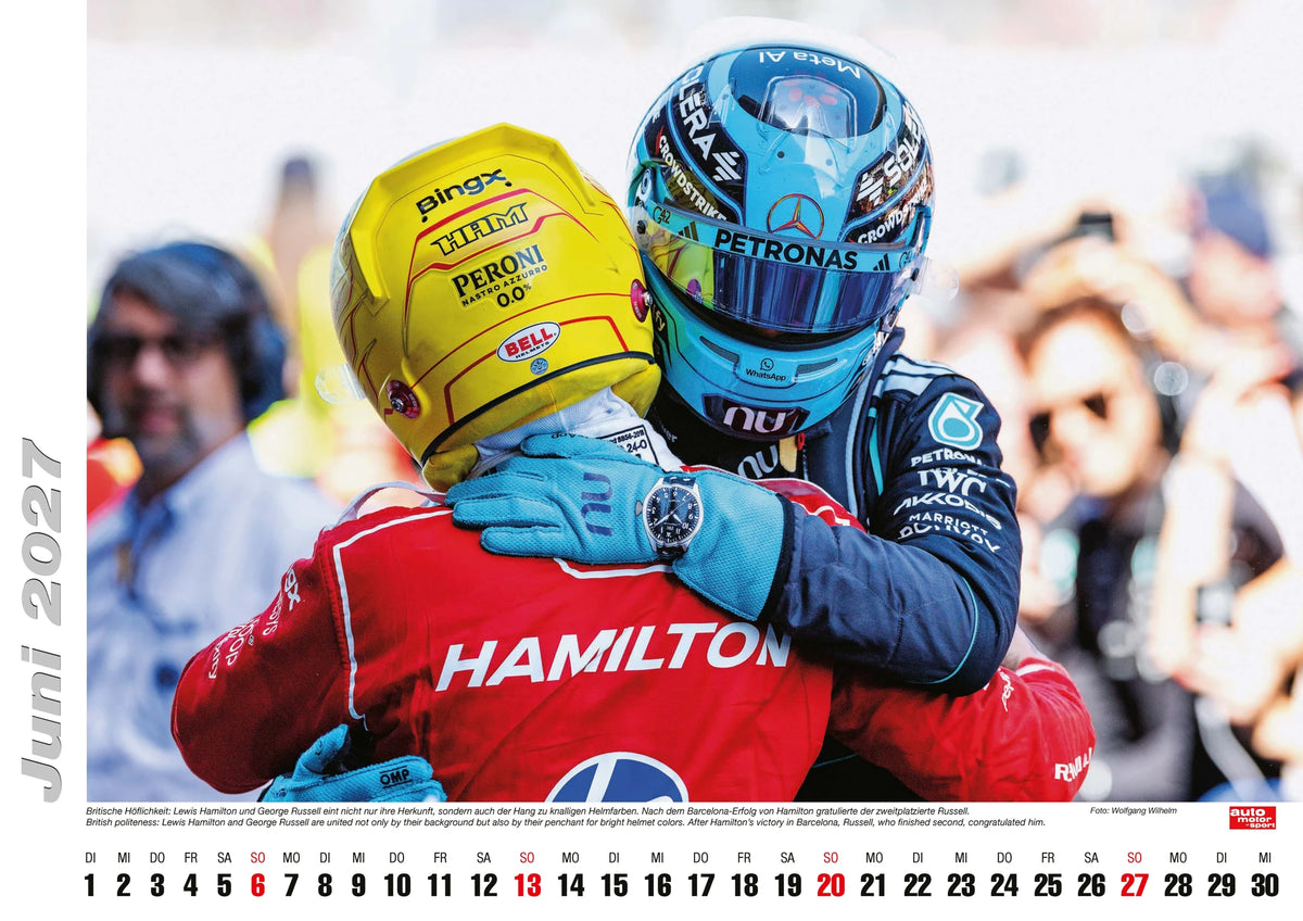 Formel 1 Kalender 2027 – Ansicht