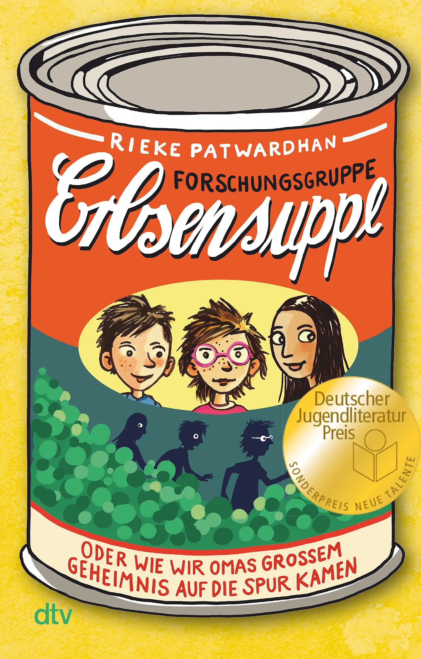 Buchcover von 'Forschungsgruppe Erbsensuppe – oder wie wir Omas großem Geheimnis auf die Spur kamen' - Taschenbuch von Rieke Patwardhan