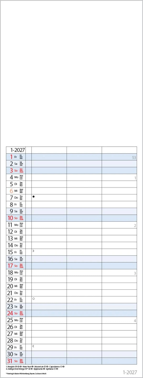 Foto-Malen-Basteln Timer for 2 2027 – Ansicht