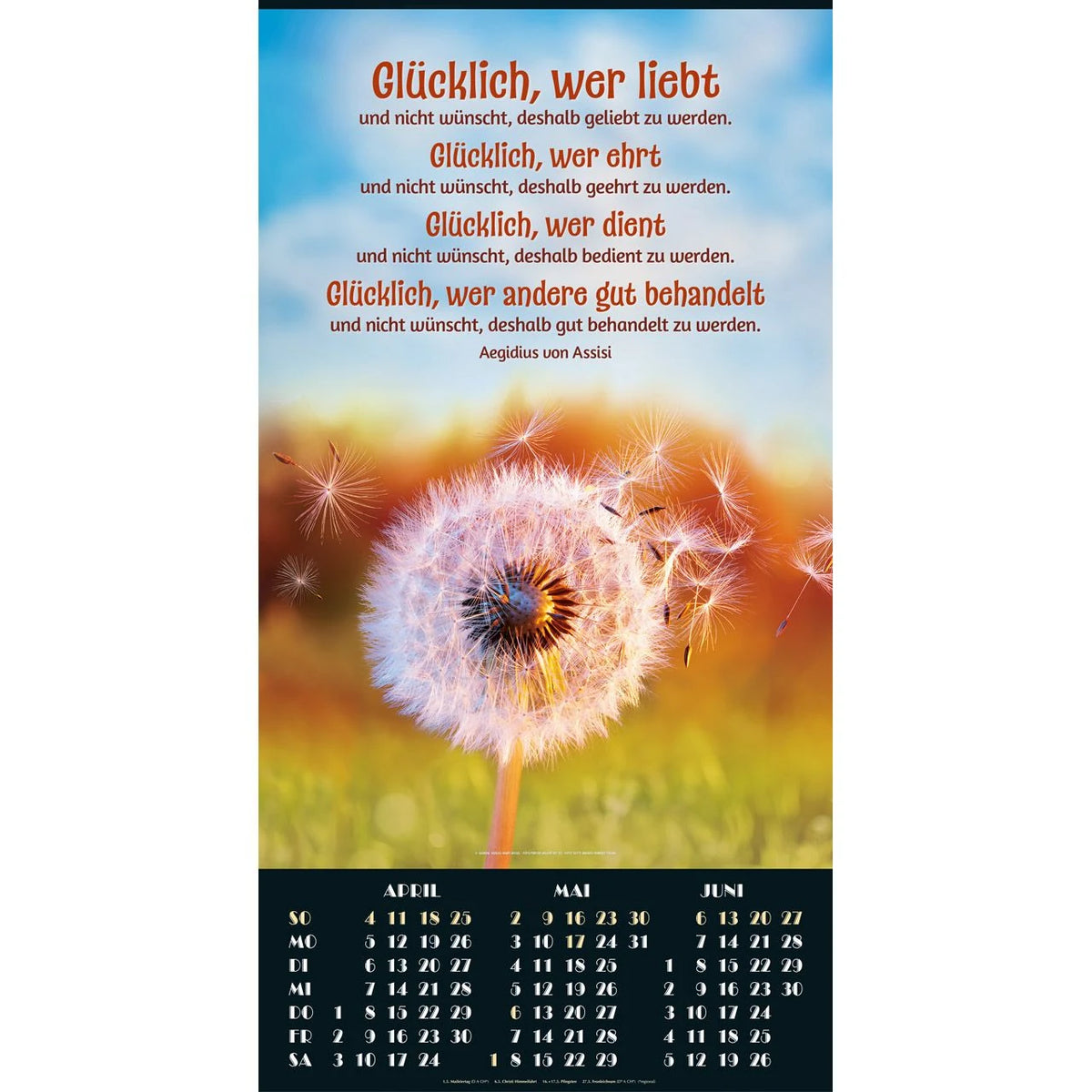 Foto-Poster-Kalender 2027 – Ansicht