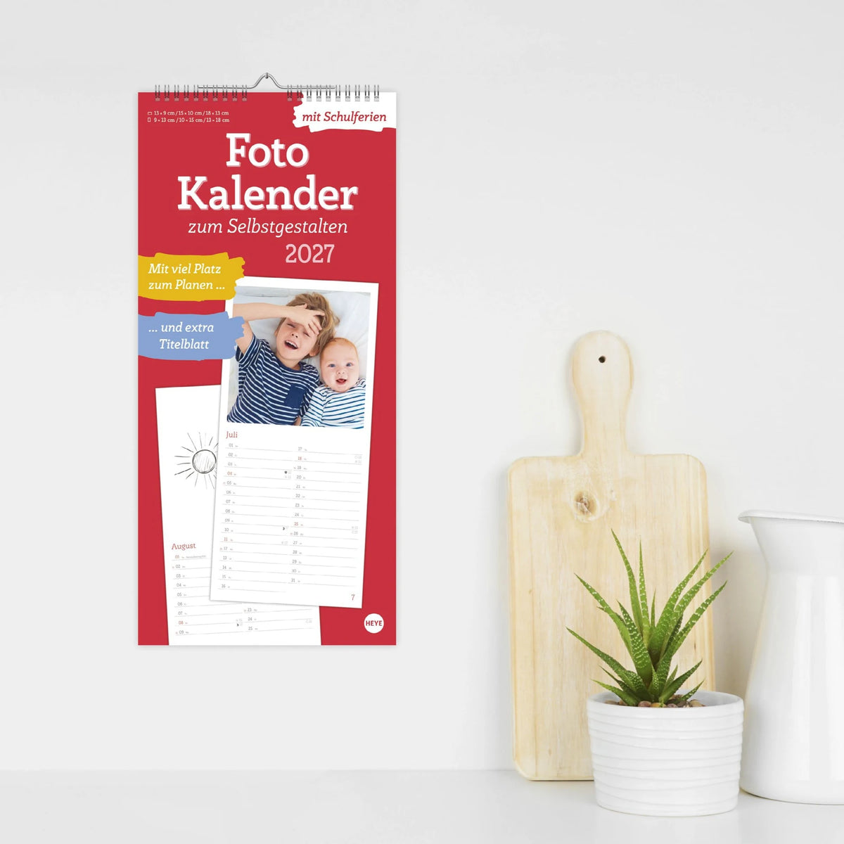 Fotokalender zum Selbstgestalten 2027 – Ansicht
