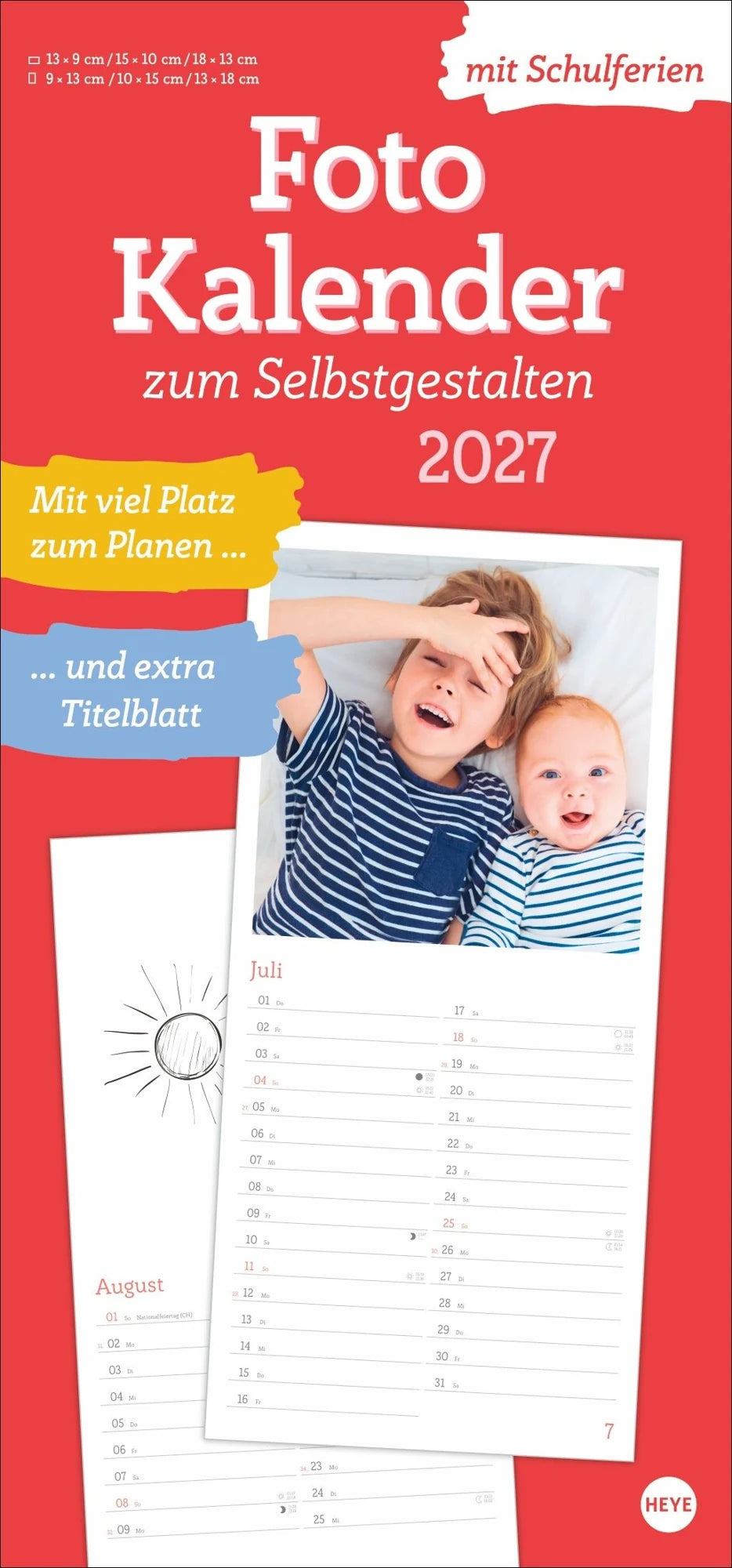 Bastelkalender: Fotokalender zum Selbstgestalten 2027