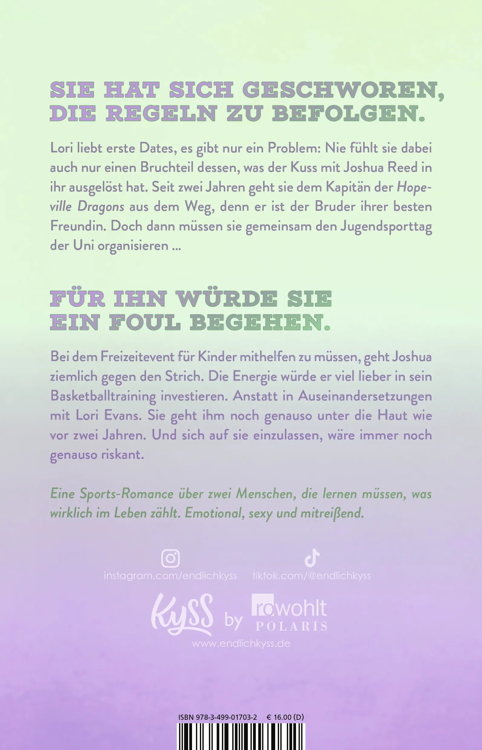 Buchrückseite von 'Foul Play' mit Klappentext - Paperback