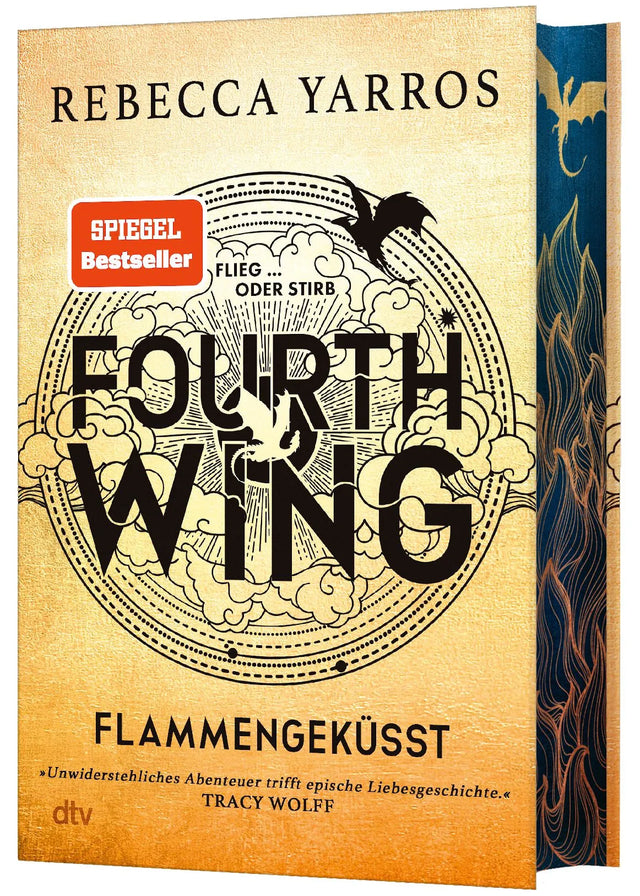 Cover: Fourth Wing – Flammengeküsst (Hardcover) von Rebecca Yarros