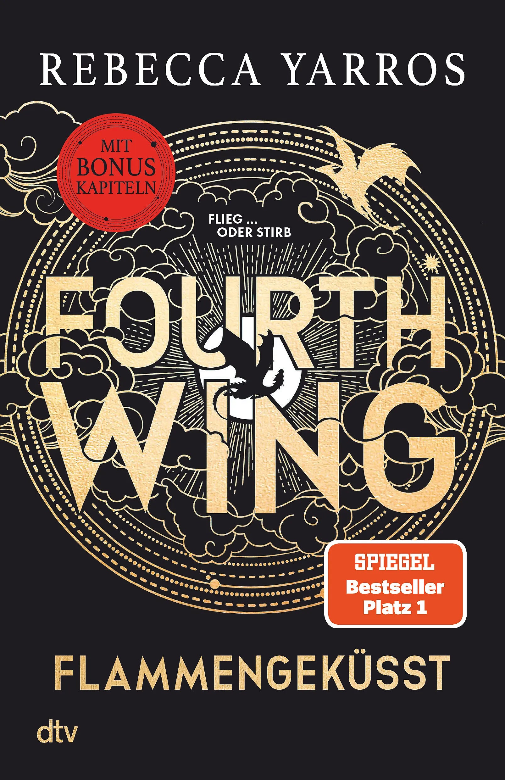 Buchcover von 'Fourth Wing – Flammengeküsst' - Taschenbuch von Rebecca Yarros