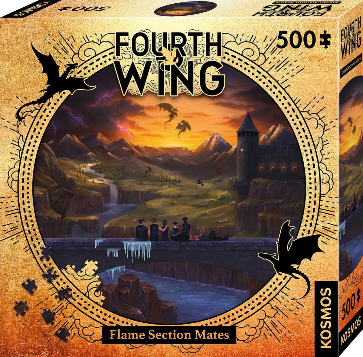 Puzzle: Fourth Wing Puzzle - Flame Section Mates