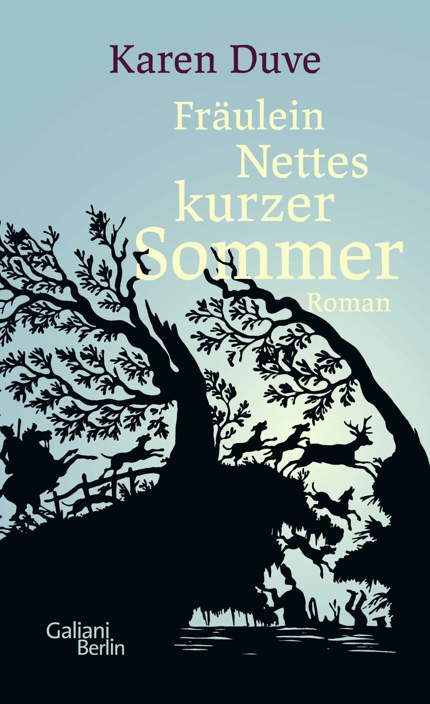 Buchcover von 'Fräulein Nettes kurzer Sommer' - Gebundene Ausgabe von Karen Duve
