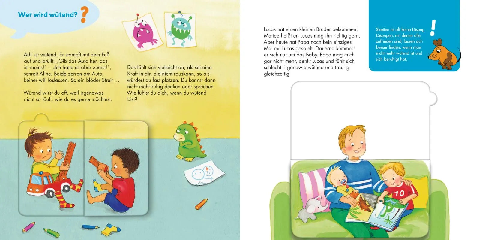 Detailansicht: Frag doch mal ... die Maus: Lachen, weinen, wütend sein (Hardcover)