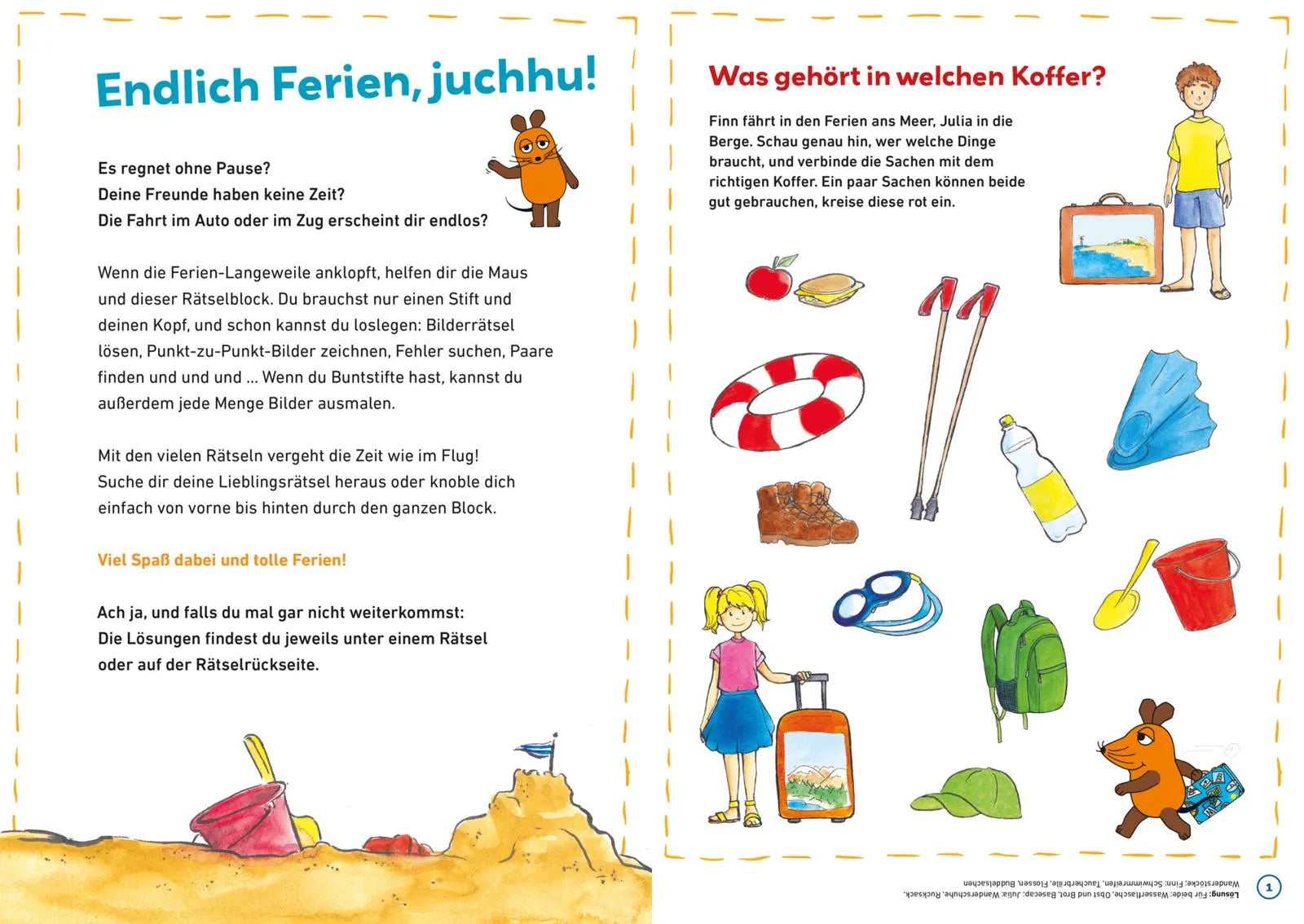Abbildung von 'Frag doch mal ... die Maus: Mein Ferien-Rätselblock mit der Maus'