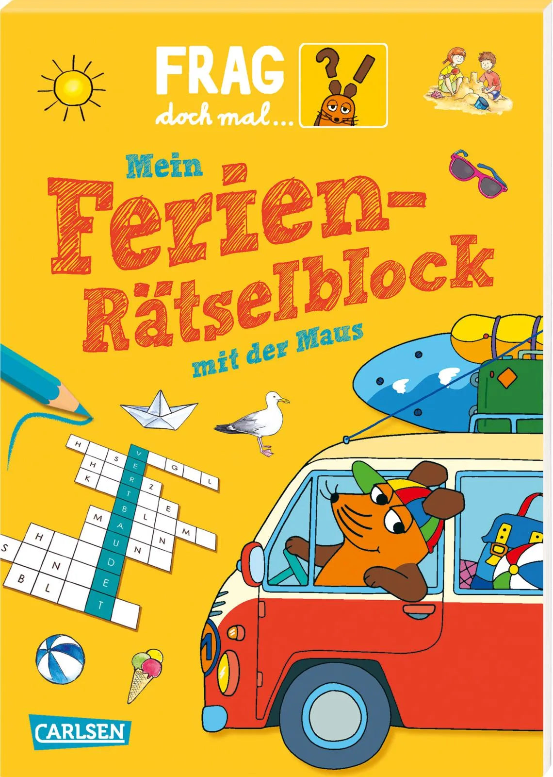 Buchcover von 'Frag doch mal ... die Maus: Mein Ferien-Rätselblock mit der Maus' - Taschenbuch von Petra Klose