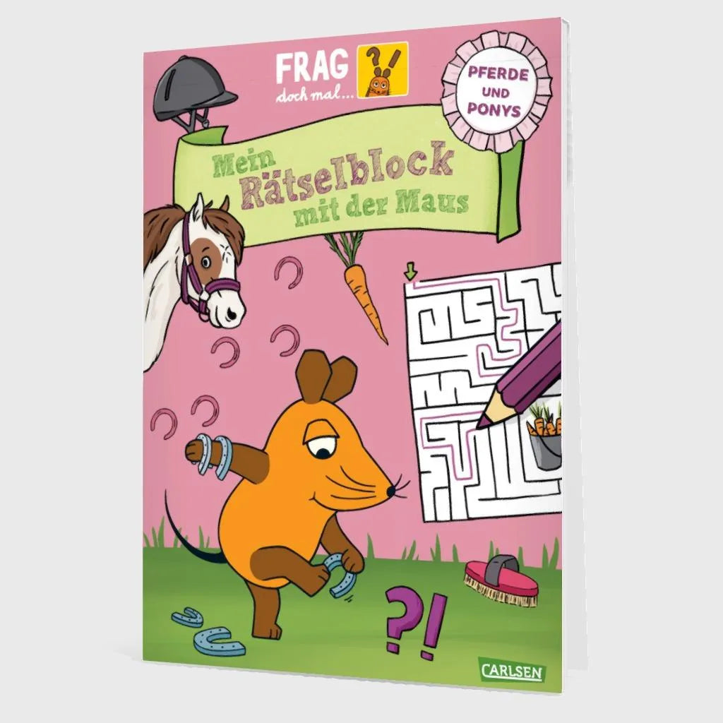 Linda Hartwig - Frag doch mal ... die Maus: Mein Rätselblock mit der Maus – Pferde und Ponys