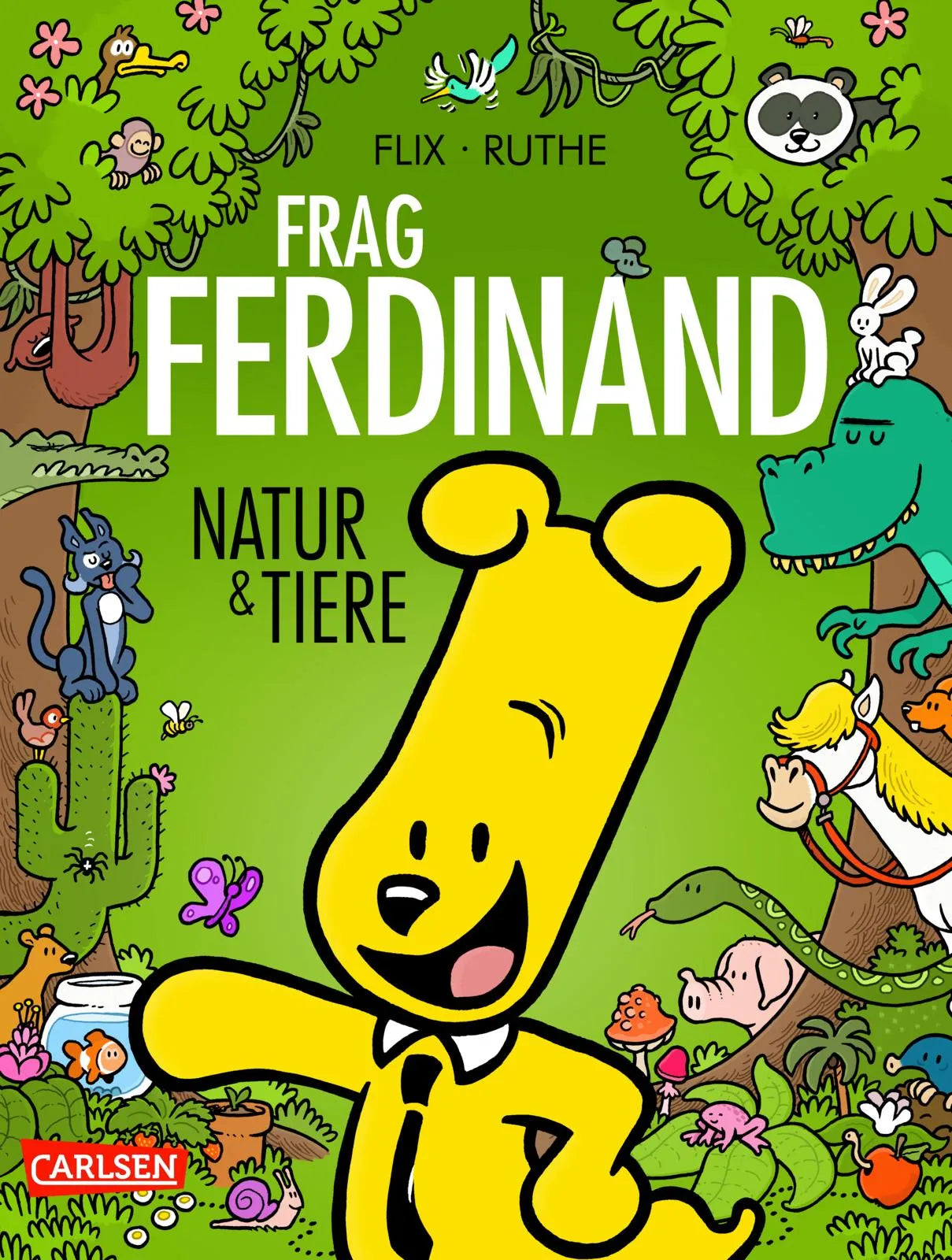Buchcover von 'Frag Ferdinand: Natur und Tiere' - Gebundene Ausgabe von Ralph Ruthe