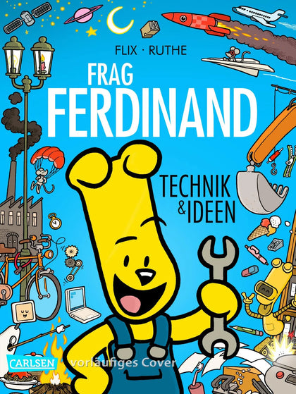 Buchcover von 'Frag Ferdinand: Technik und Ideen' - Gebundene Ausgabe von Ralph Ruthe