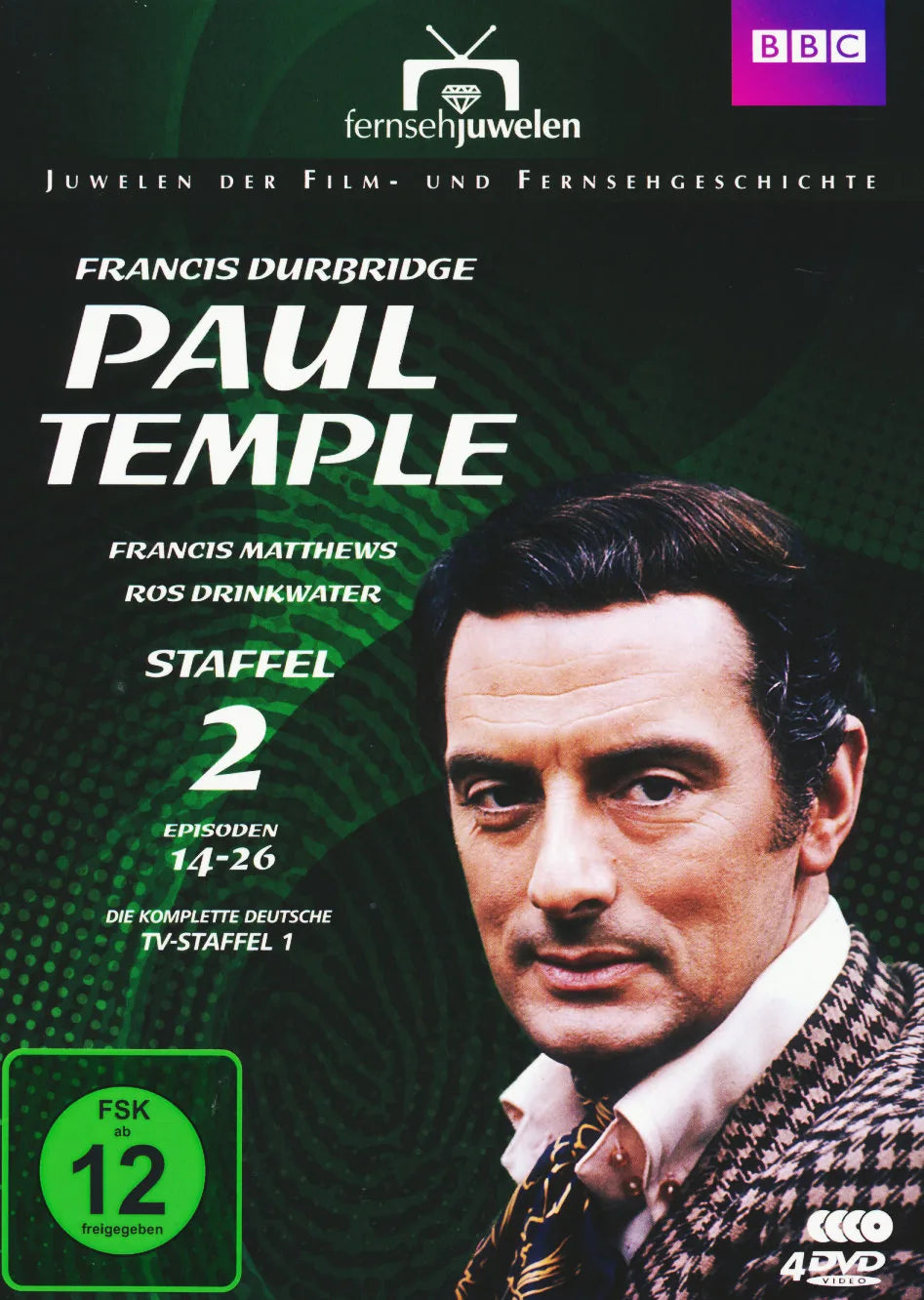 Francis Durbridge - Paul Temple - Box 2  [4 DVD] - DVD