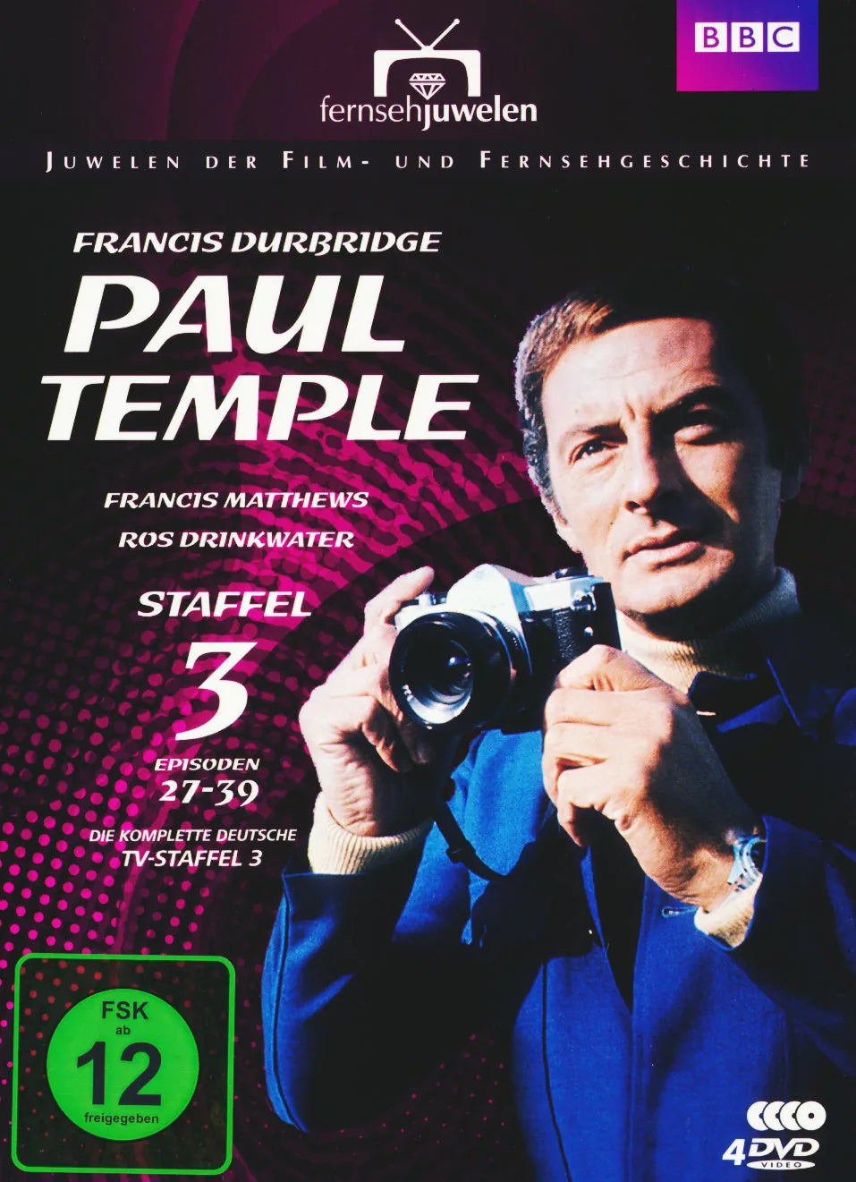 Francis Durbridge - Paul Temple - Box 3  [4 DVD] - DVD