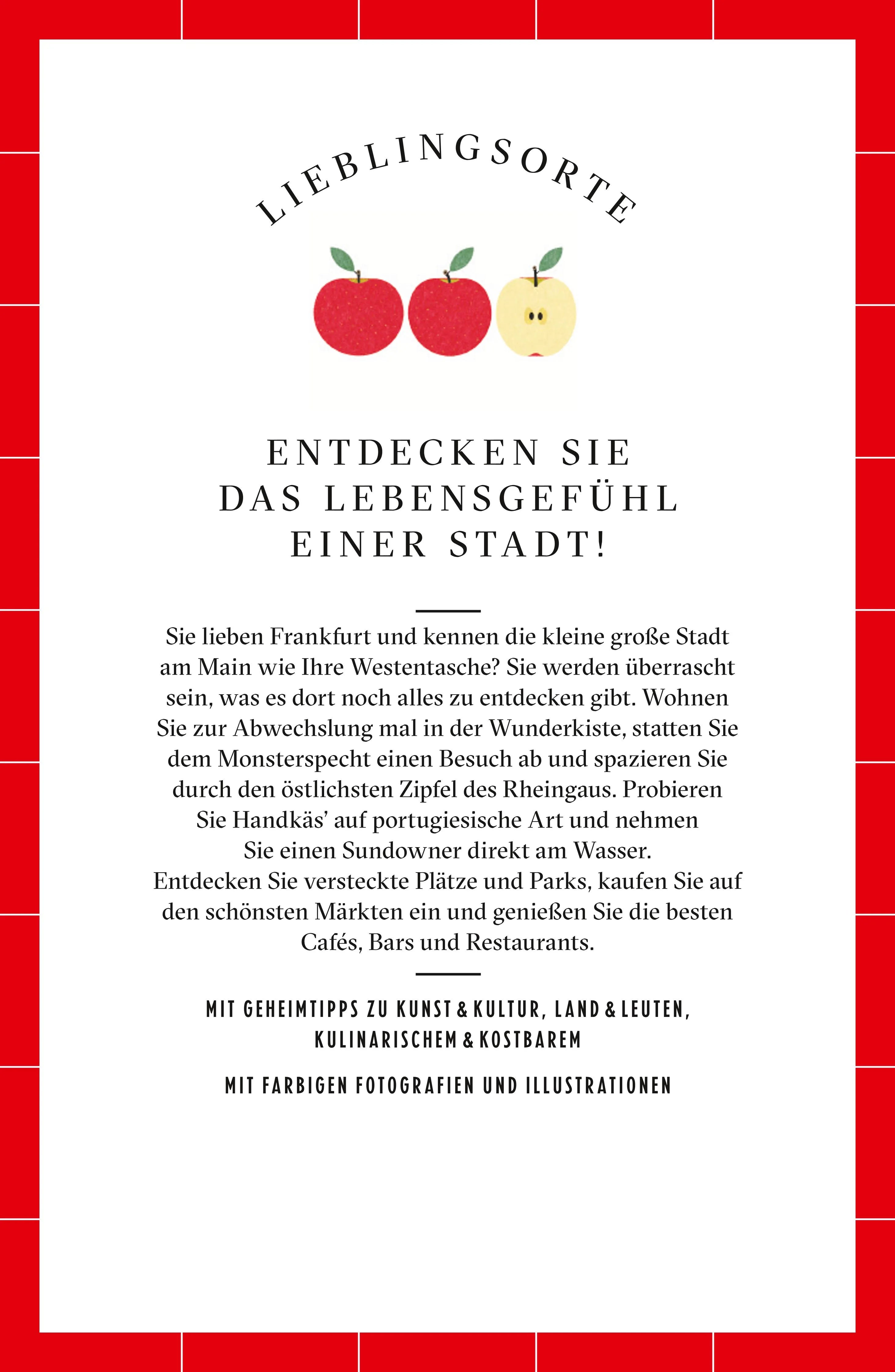 Rückseite: Frankfurt Reiseführer LIEBLINGSORTE (Paperback)