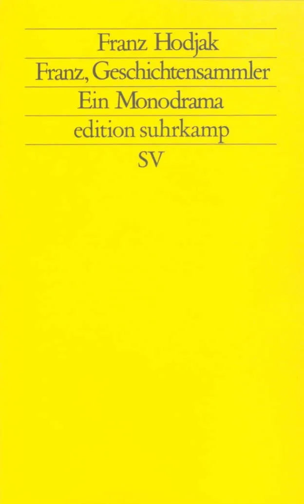 Buchcover von 'Franz, Geschichtensammler' - Taschenbuch von Franz Hodjak