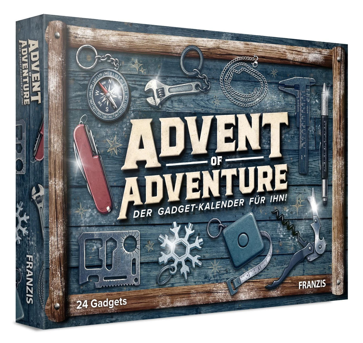 Adventskalender: FRANZIS 67256 - Advent of Adventure - Der Gadget-Kalender für ihn