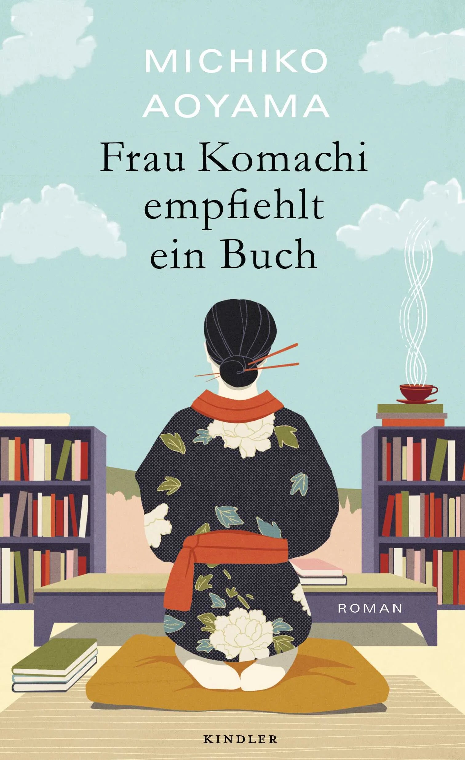Buchcover von 'Frau Komachi empfiehlt ein Buch' - Gebundene Ausgabe von Michiko Aoyama