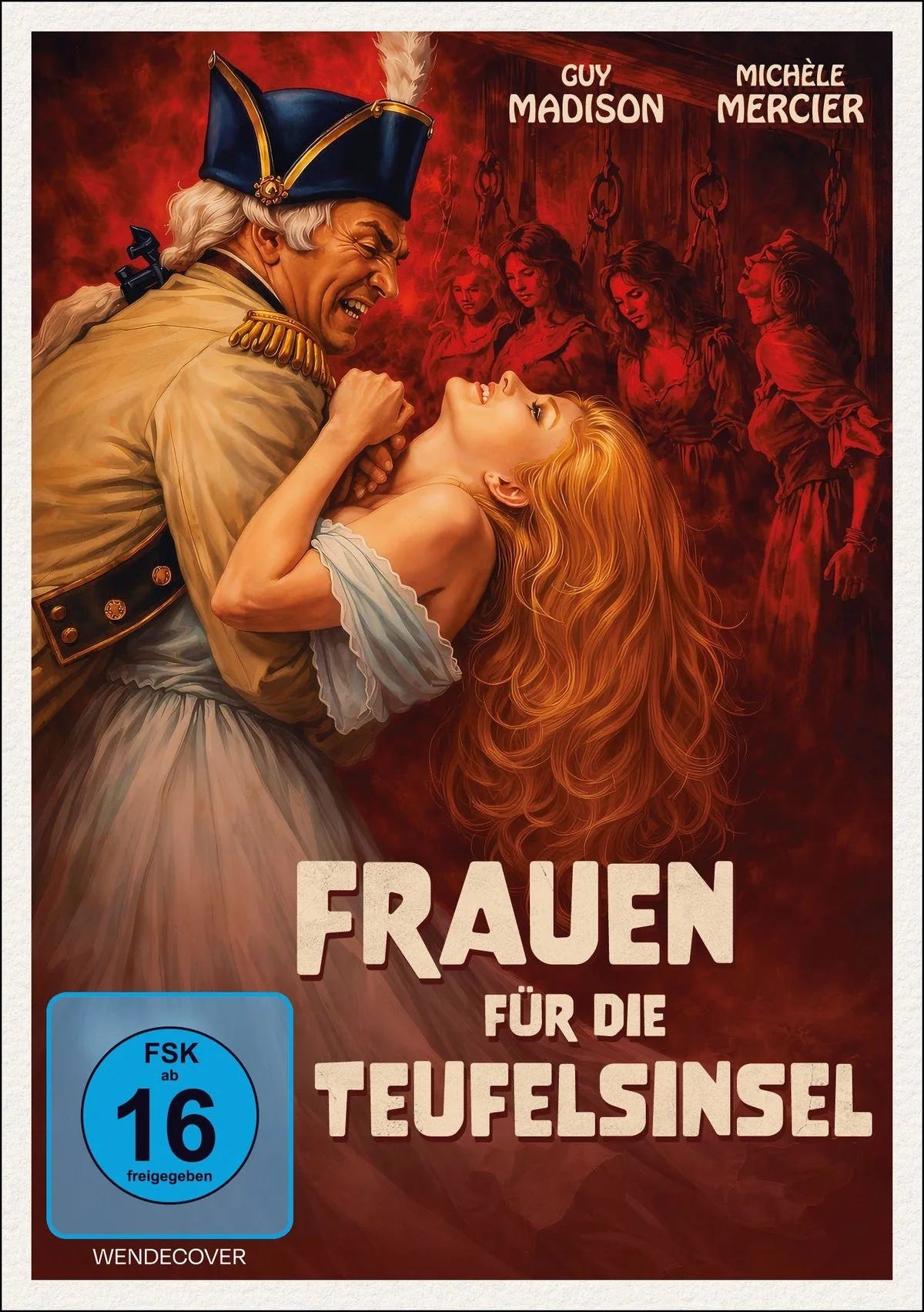 DVD-Cover: Frauen für die Teufelsinsel. Regie: Domenico Paolella