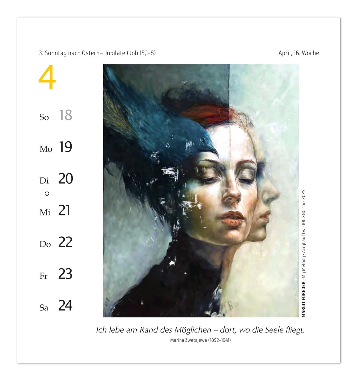 Frauen-Kalender 2027 – Ansicht