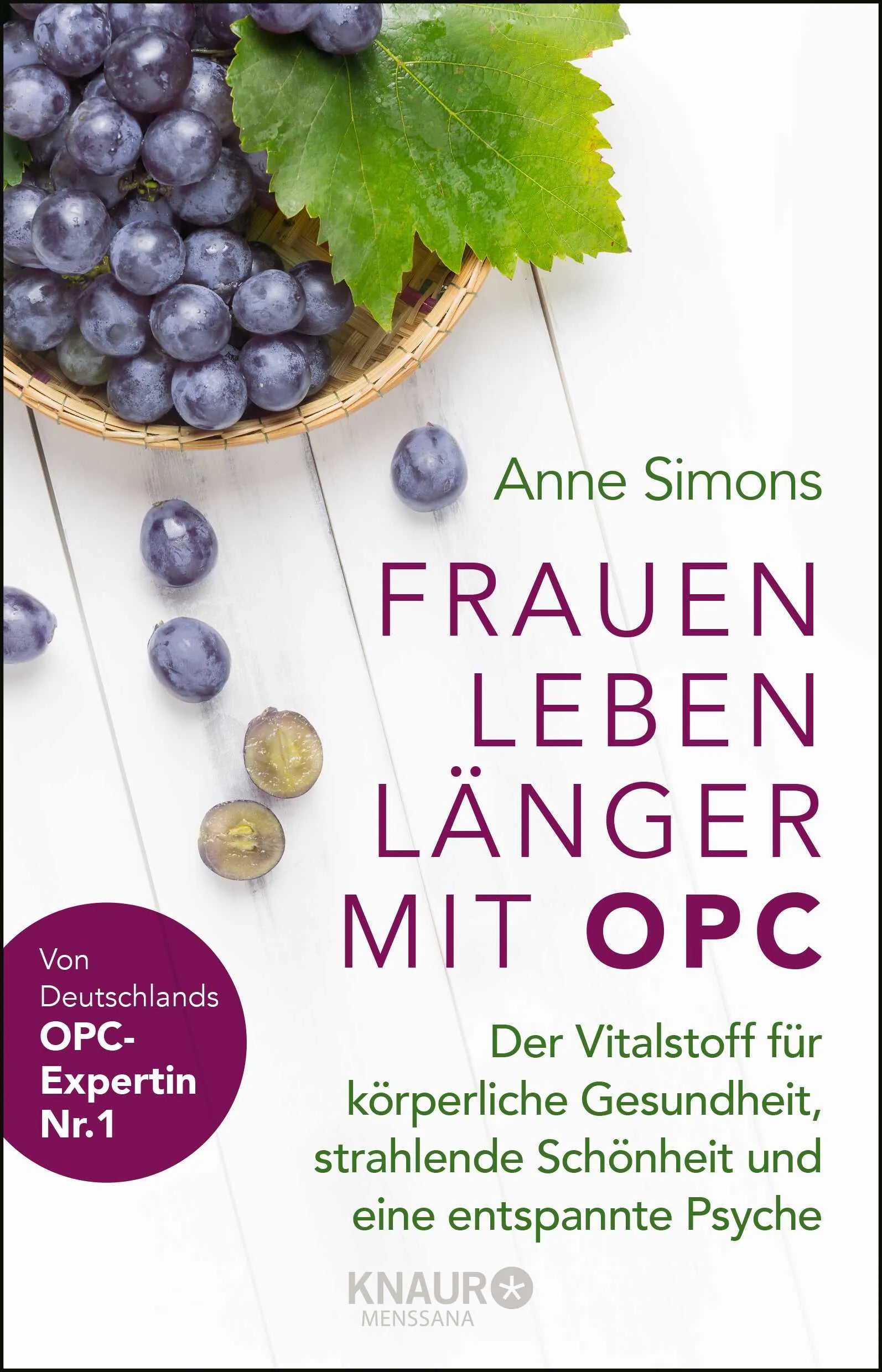 Buchcover von 'Frauen leben länger mit OPC' - Paperback von Anne Simons