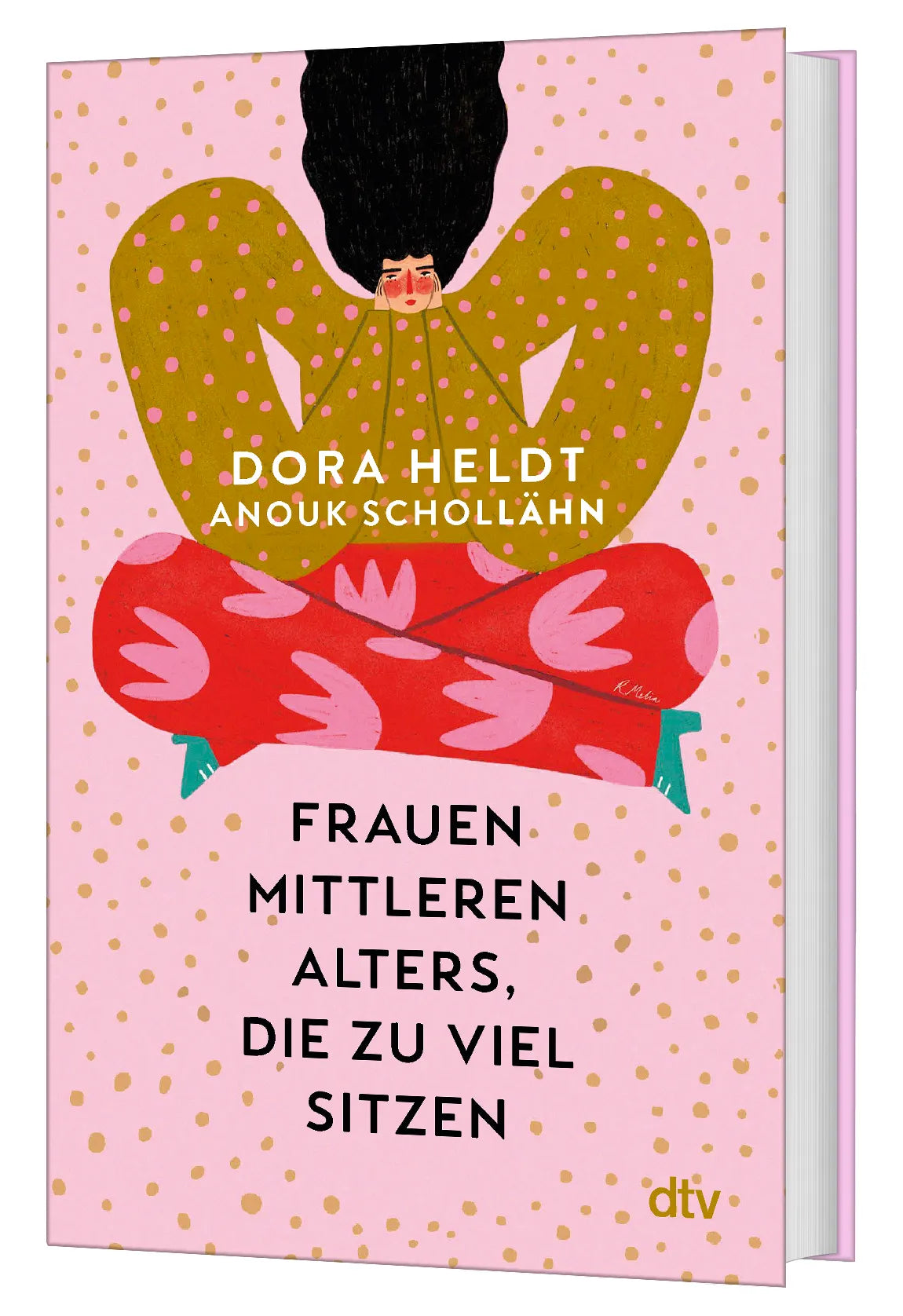 Detailansicht: Frauen mittleren Alters, die zu viel sitzen (Hardcover)