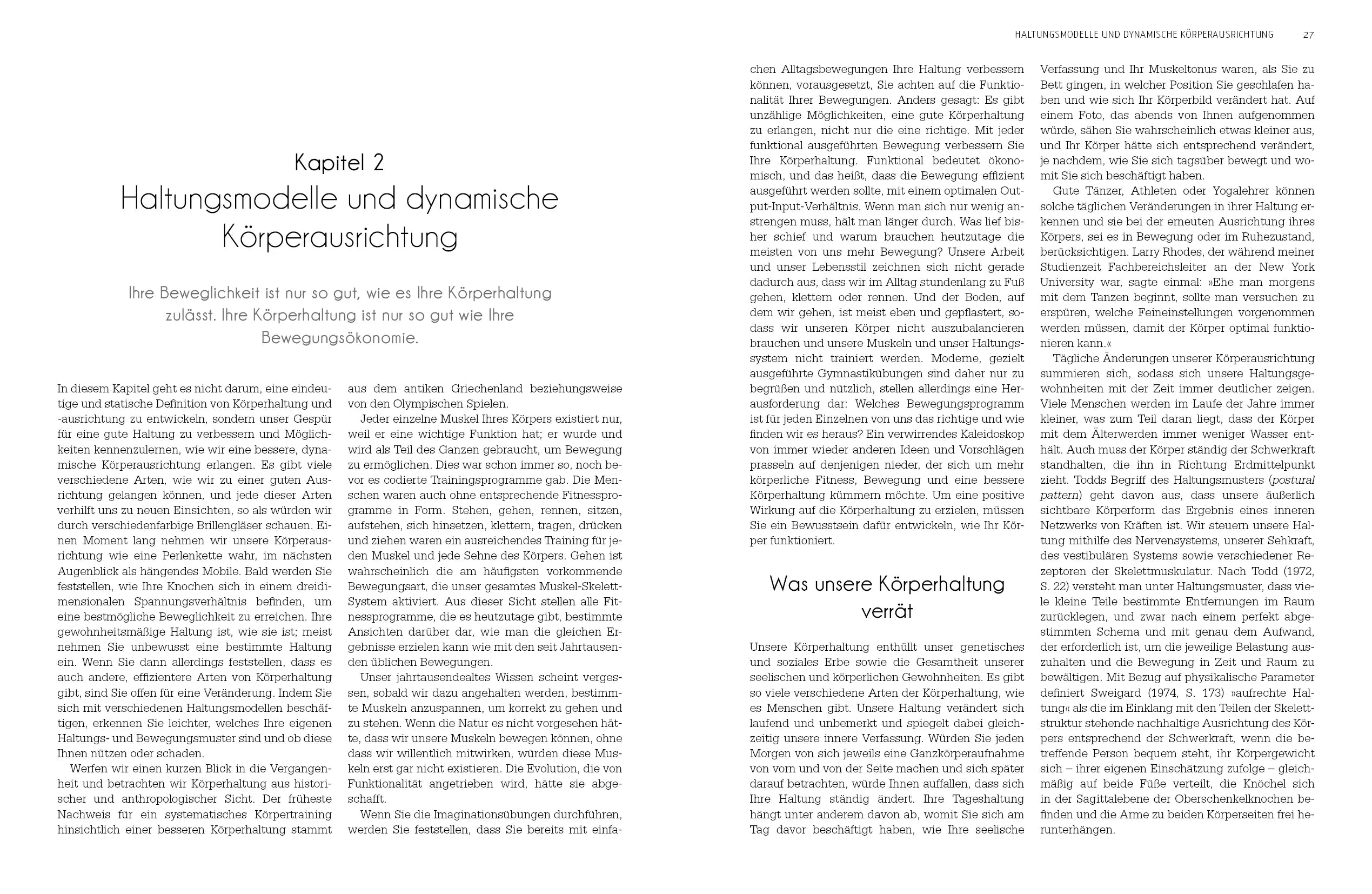 Innenansicht von 'Frei bewegen' - Taschenbuch