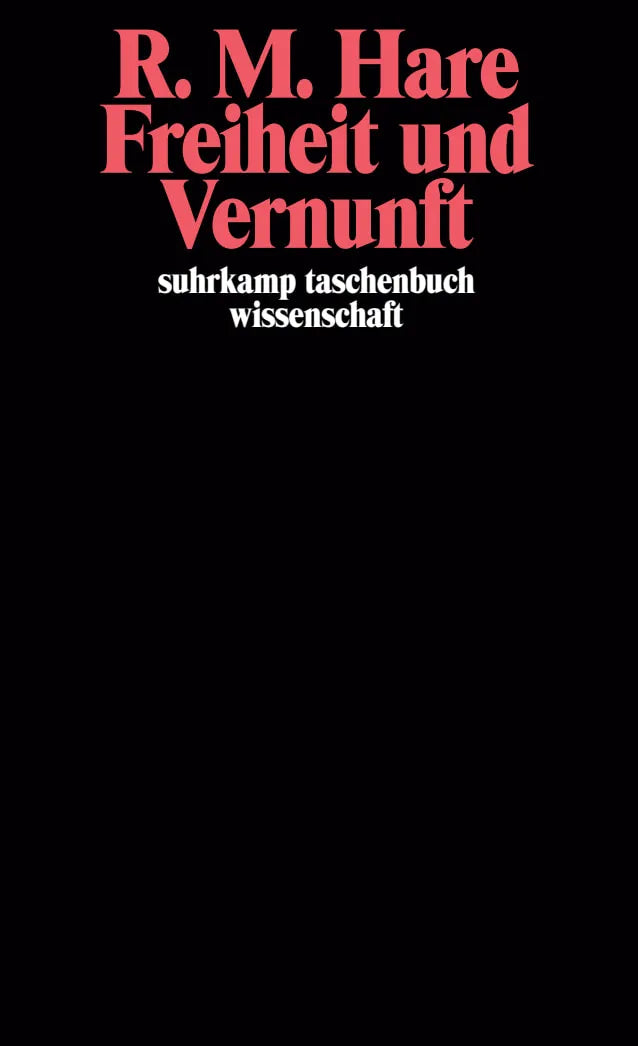 Buchcover von 'Freiheit und Vernunft' - Taschenbuch von Richard M. Hare