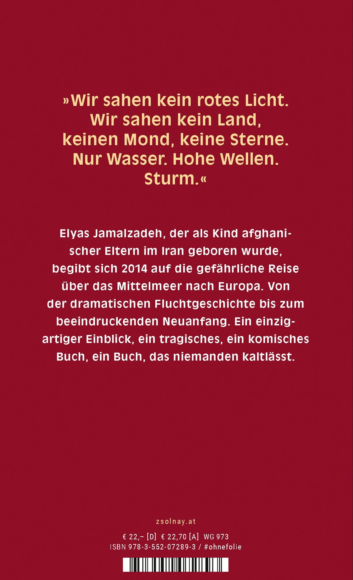 Elyas Jamalzadeh - Freitag ist ein guter Tag zum Flüchten