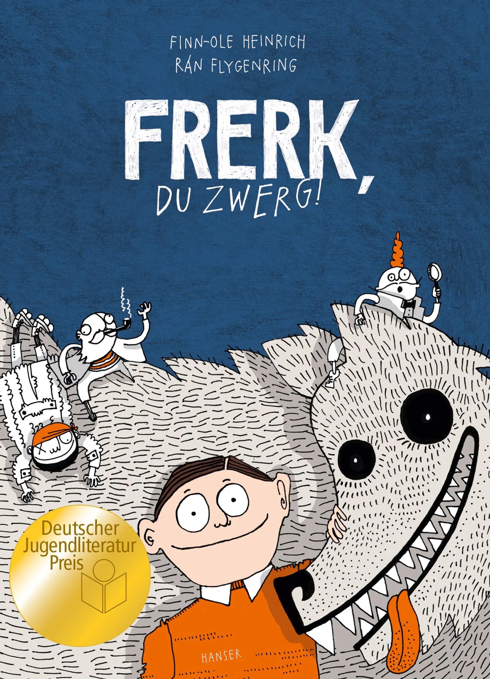 Buchcover von 'Frerk, du Zwerg!' - Gebundene Ausgabe von Finn-Ole Heinrich