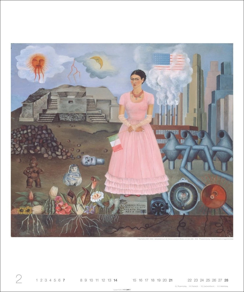 Frida Kahlo Edition Kalender 2027 – Ansicht